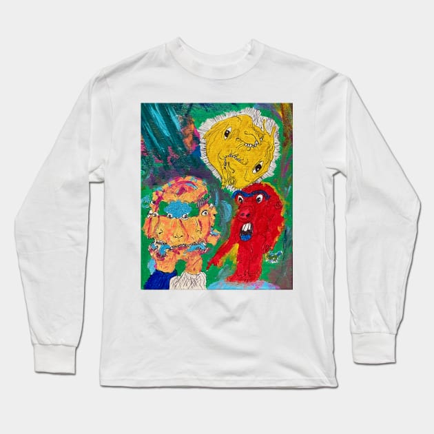 Two headed Long Sleeve T-Shirt by dongovision 